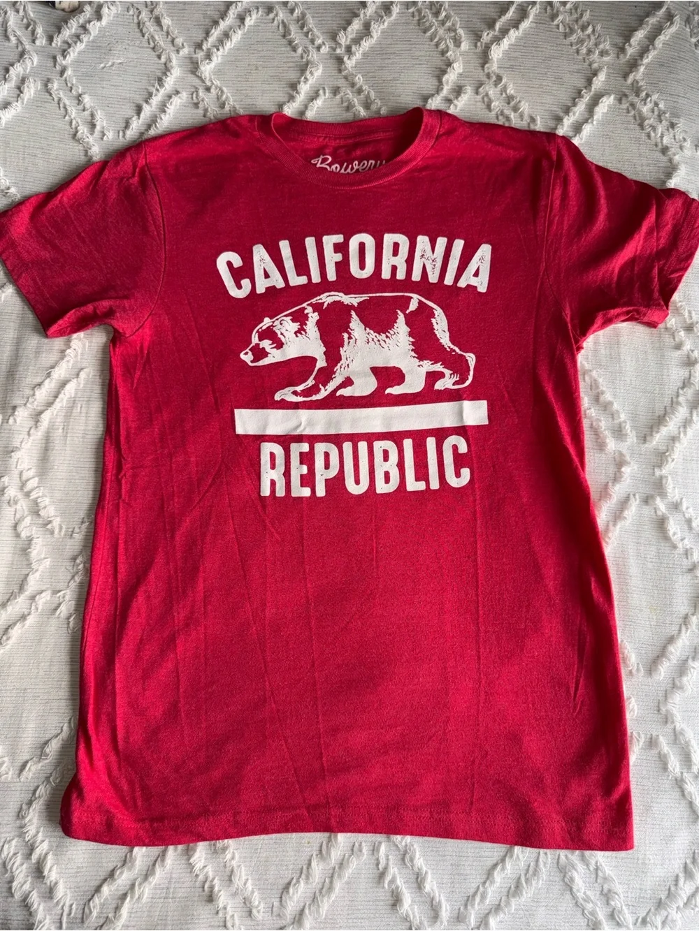 Bowery Supply Co. California Republic Bear Graphic Tee – M